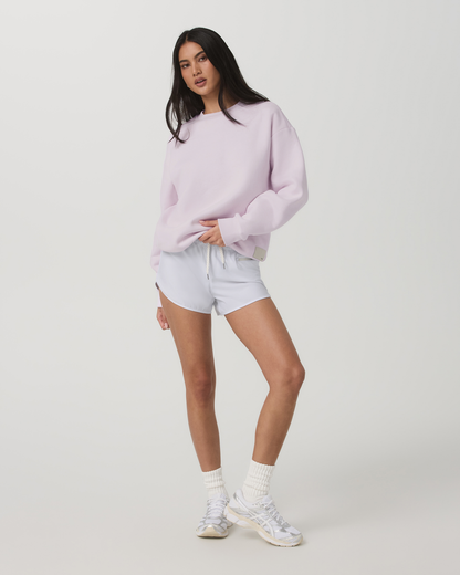 Vuori Restore Oversized Crew 2.0 Women's Lilac Breeze Sweatshirt