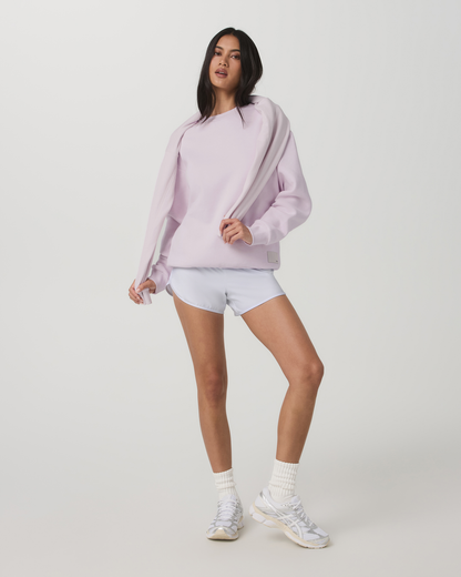 Vuori Restore Oversized Crew 2.0 Women's Lilac Breeze Sweatshirt