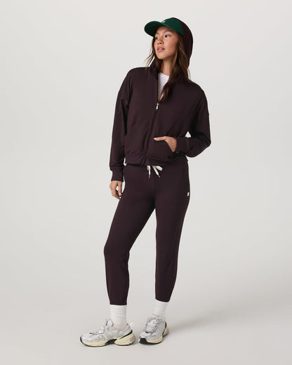 Vuori Halo Full Zip Hoodie Women's Raisin Hoodie
