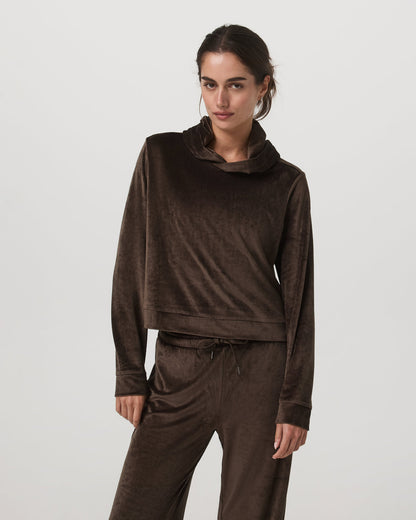 Vuori Haven Hoodie Women's Dark Java Hoodie