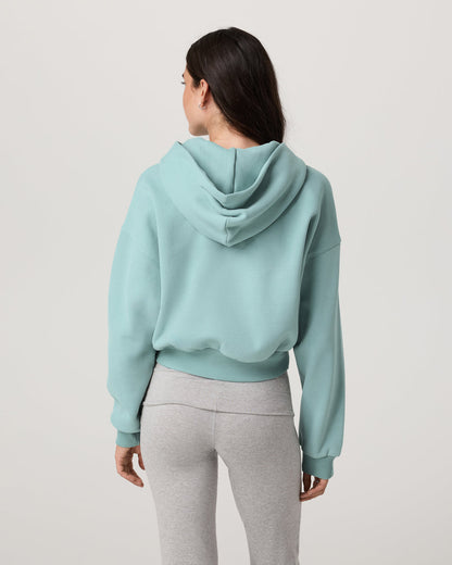 Vuori Restore Mini Full Zip Hoodie Women's Sea Spray Jacket