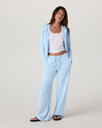 Vuori Compose Full Zip Hoodie Women's Crystal Blue Jacket