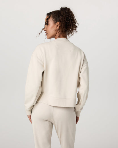 Vuori Sedona Cardigan Women's Bone Button-Down Sweater