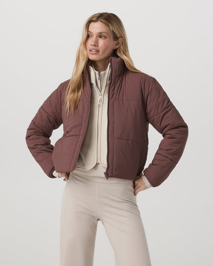 Vuori Canyon Insulated Venture Jacket Women's Sable Full-Zip
