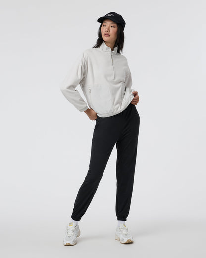 Vuori Women's Aspen Half Zip Salt Fleece Pullover