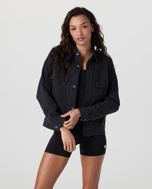 Vuori Mackenzie Jacket Washed Black