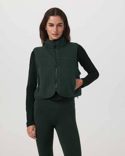 Vuori Alpine Vest Women's Evergreen Fleece Vest