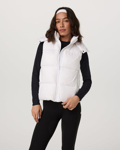 Vuori Alta Down Vest Women's White Sleeveless Vest