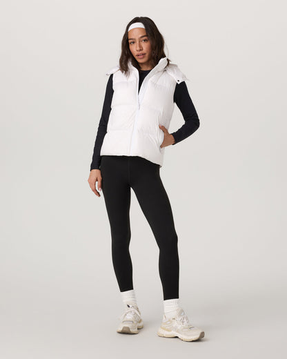 Vuori Alta Down Vest Women's White Sleeveless Vest