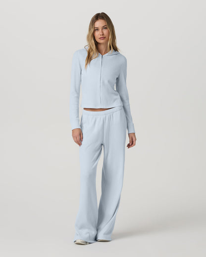 Vuori Waffle Wideleg Pant Women's Soft Sky Waffle Knit Pants