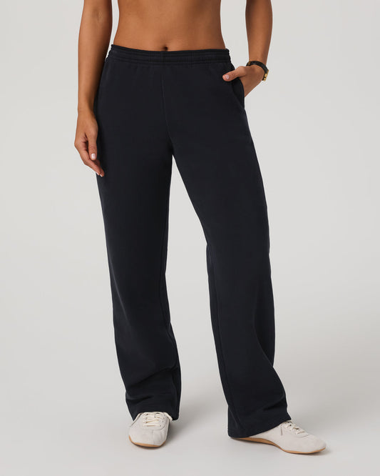 Vuori Women's Restore Straight Leg Sweatpant Washed Black