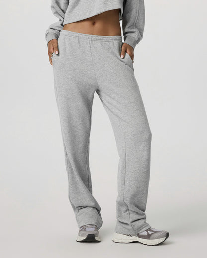 Vuori Sedona Straight Leg Sweatpant - Short Light Heather