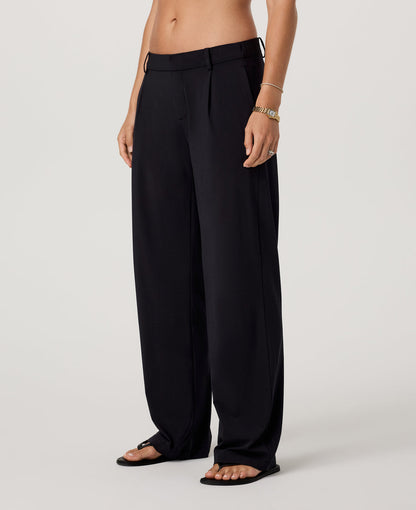 Vuori Villa Low Slung Trouser Women's Black Low-Rise Pants