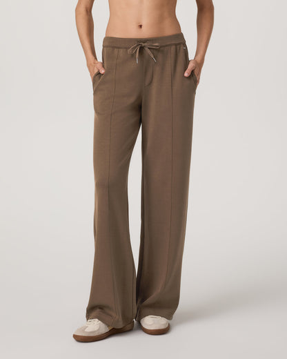 Vuori Compose Wideleg Pant Espresso Mid-High Rise Pants