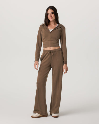 Vuori Compose Wideleg Pant Espresso Mid-High Rise Pants