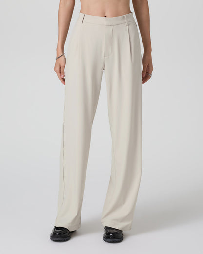 Vuori Villa Trouser-Long Mushroom Tailored Pants