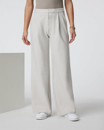 Vuori Elevation Trouser-Short Ecru Heather