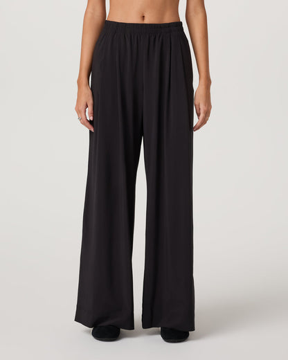 Vuori Villa Vibes Wideleg Women's Black Ultra-Wide Leg Pants
