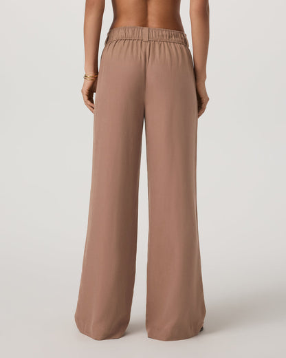 Vuori Trestles Twill Wideleg Women's Nutmeg Trouser Pants