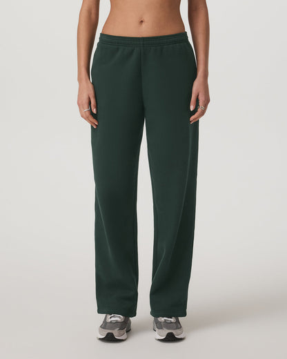 Vuori Women's Restore Straight Leg Sweatpant - Long Evergreen