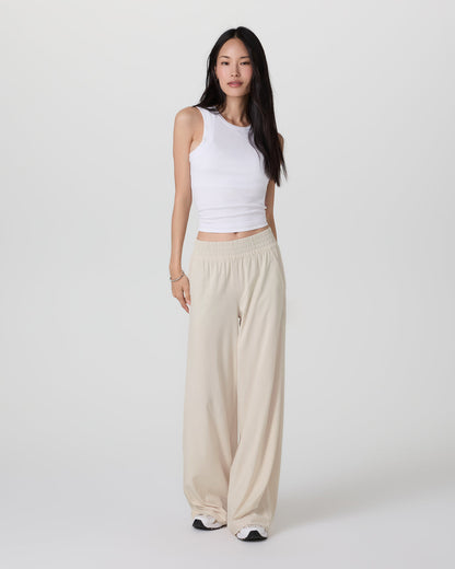 Vuori Villa Wideleg Pant - Long Women's Tall Milkweed Pants
