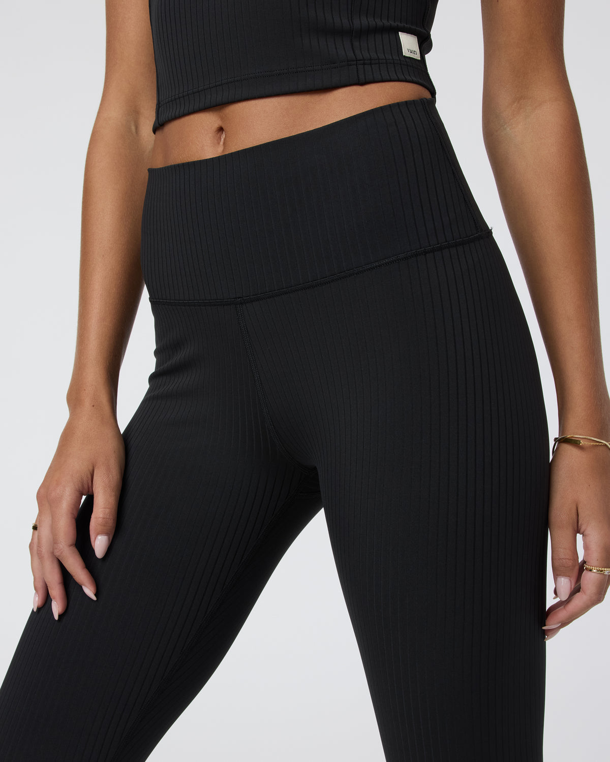 Vuori Inversion Rib Legging Black