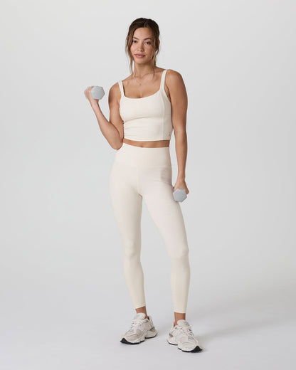 Vuori Inversion Rib Legging Marshmallow