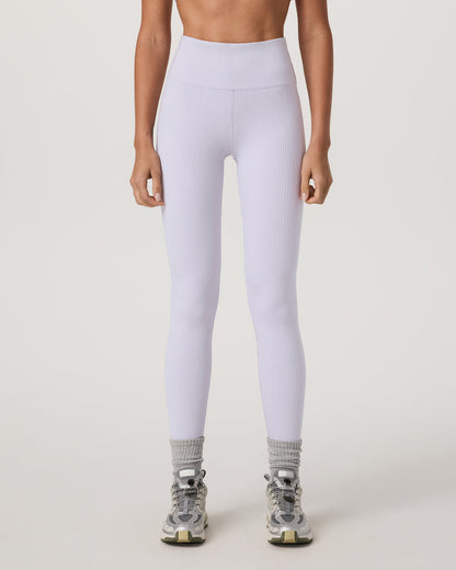 Vuori Inversion Rib Legging Women's Lavender Ice Leggings
