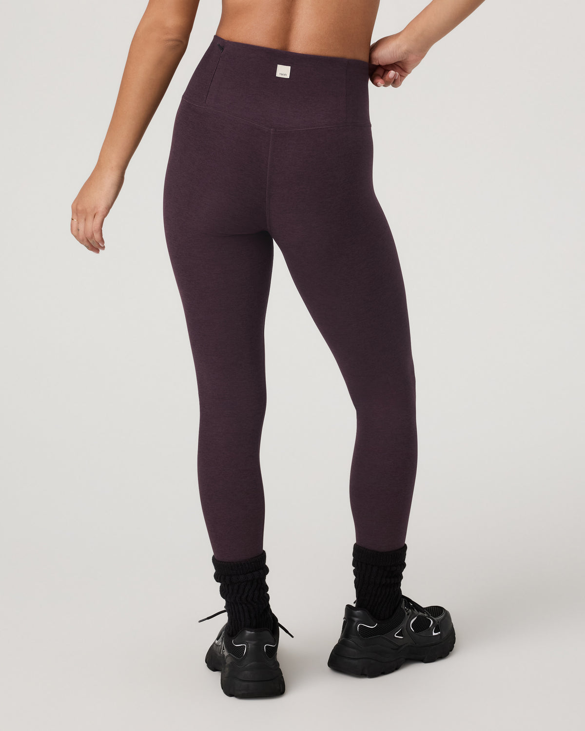Vuori Clean Elevation Legging - Long Raisin Heather Leggings
