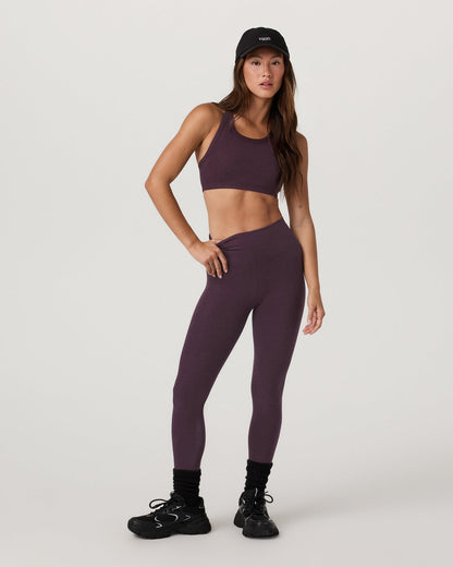 Vuori Clean Elevation Legging - Long Raisin Heather Leggings