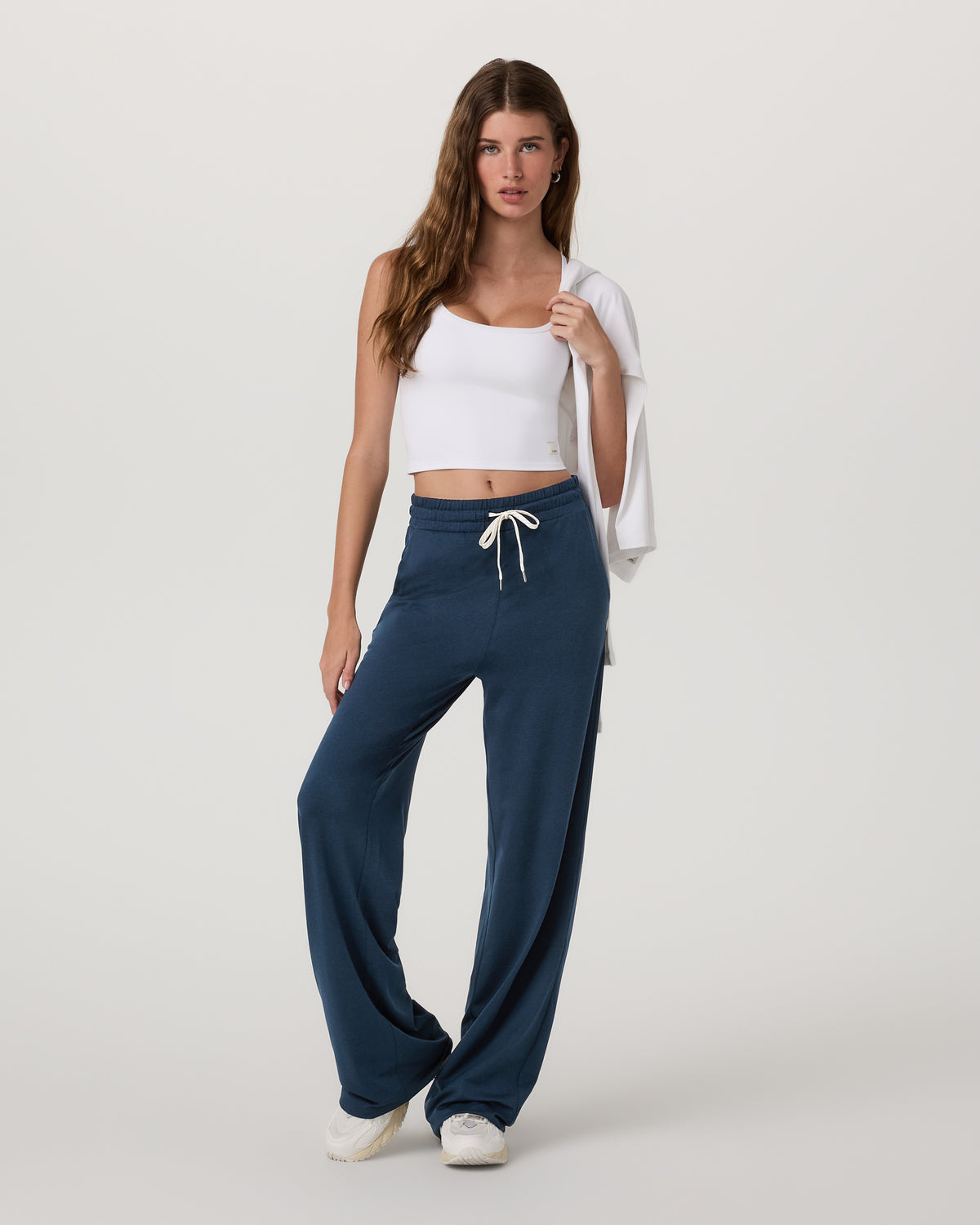 Vuori Halo Wideleg Women's Blue Coast Heather Pants