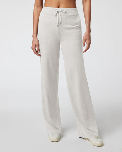 Vuori Halo Essential Wideleg - Long Ecru Heather