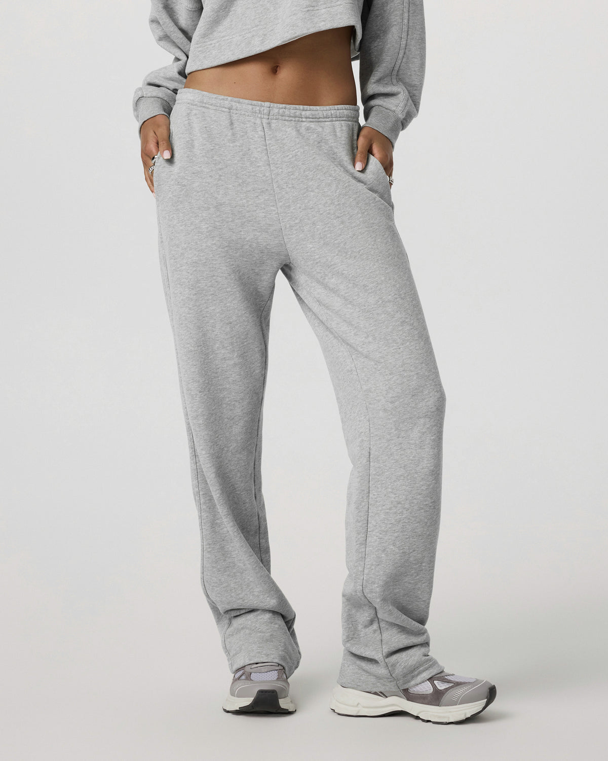 Vuori Sedona Straight Leg Sweatpant Light Heather Grey Pants