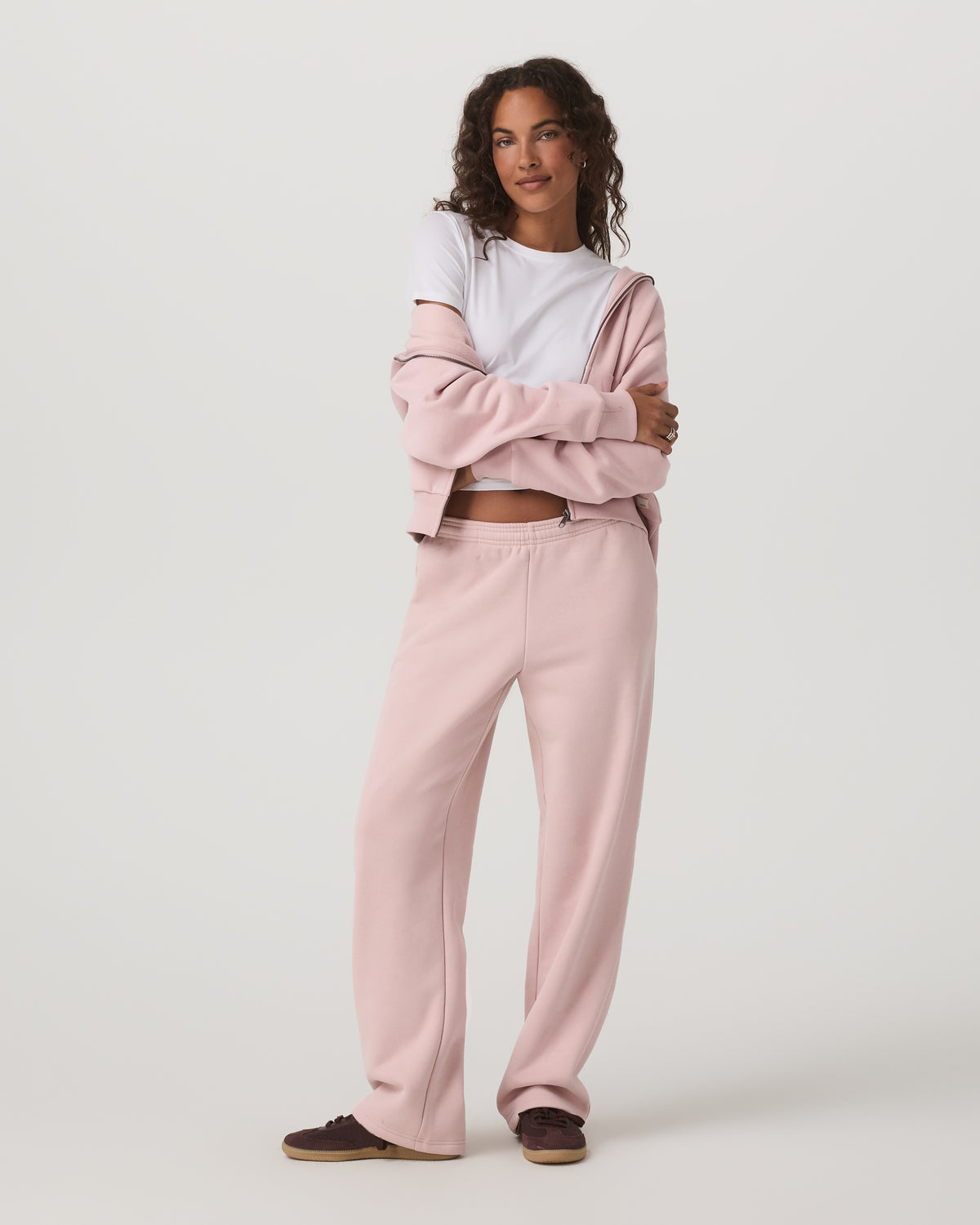Vuori Women's Restore Straight Leg Sweatpant Vintage Rose
