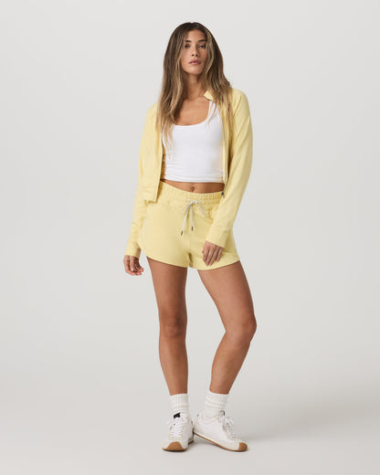 Vuori Women's Halo Performance Short 2.0 Lemon Snap Heather
