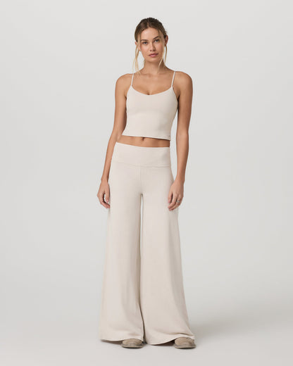 Vuori Halo Cami Women's Ecru Heather Performance Knit Top