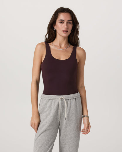 Vuori SL Halo Bodysuit Women's Raisin Bodysuit