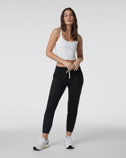 Vuori Daily Crop Women's White Crop Tank Top