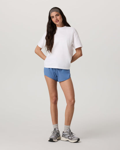 Vuori Short Sleeve Heavyweight Oversized Cotton Tee White