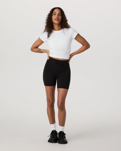 Vuori Short Sleeve Seamless Surge Tee White