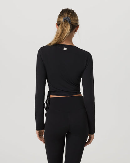 Vuori Vuori AllTheForm™ Wrap Top Women's Black Wrap Top