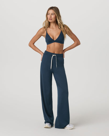 Vuori Halo Triangle Bra Blue Coast Heather Low-Support Bra