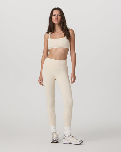 Vuori Micro Houndstooth Bra Women's Sports Bra in Natural