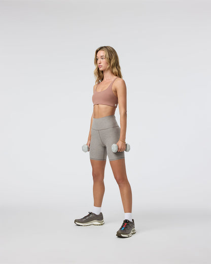 Vuori Yosemite Bra Sedona Brown Strappy Sports Bra