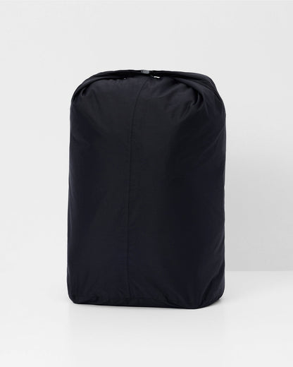 Vuori Packable Travel Bag Lightweight Black Roll Top Bag