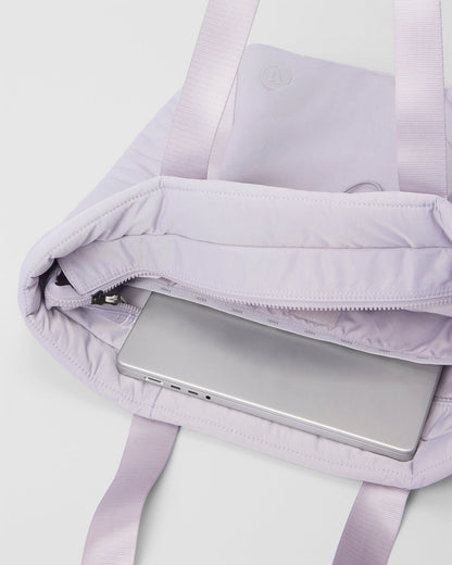 Vuori All Around Tote Large Tote Bag in Lavender Ice