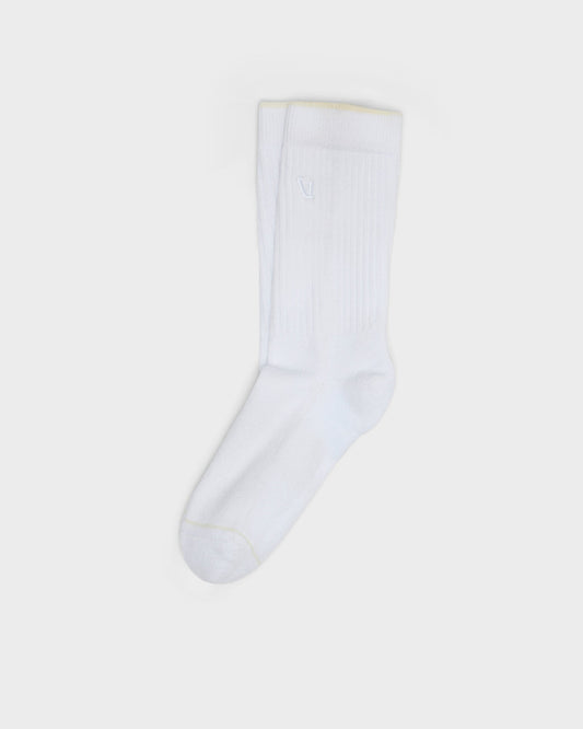 Vuori V1 Crew Sock White Crew Socks Clothing
