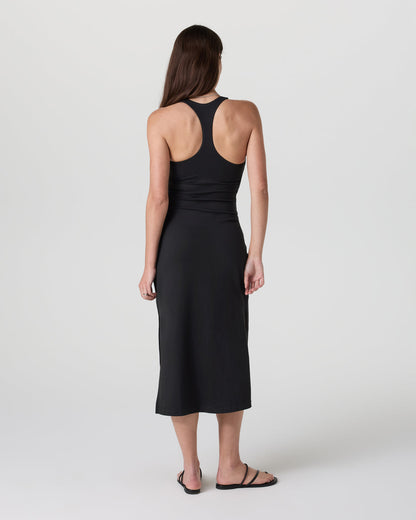 Vuori Halo Racerback Dress Solid Black