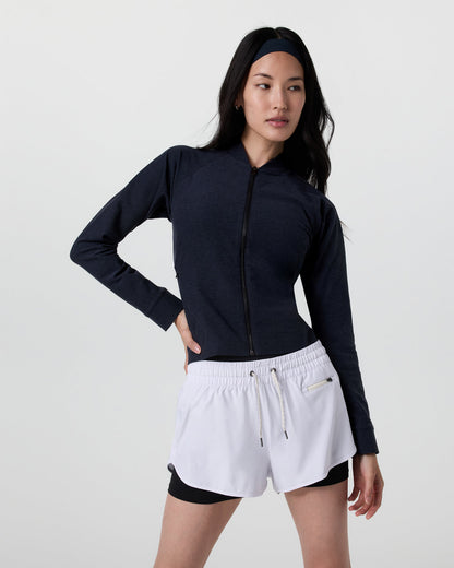 Vuori Elevation Track Jacket Midnight Heather