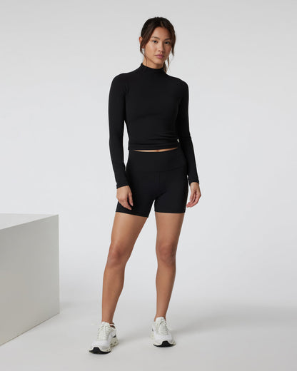 Vuori Vuori AllTheFeels Long Sleeve Mock Black